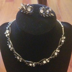 Vintage Coro necklace and earrings